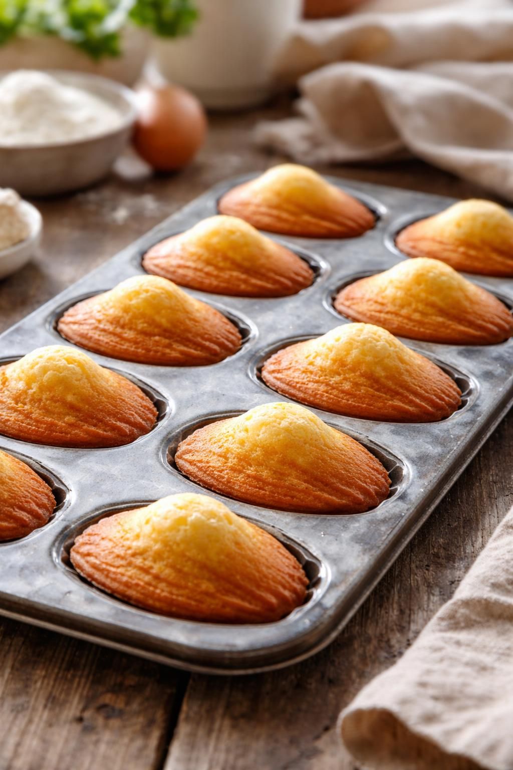 découvrez notre recette facile de madeleines moelleuses, préparées en quelques minutes pour un gâteau parfaitement léger et savoureux.
