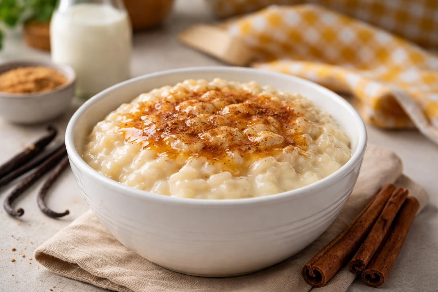 découvrez la recette gourmande du riz au lait de cyril lignac, un dessert crémeux et savoureux qui séduit les palais. facile à préparer, il ravira petits et grands.