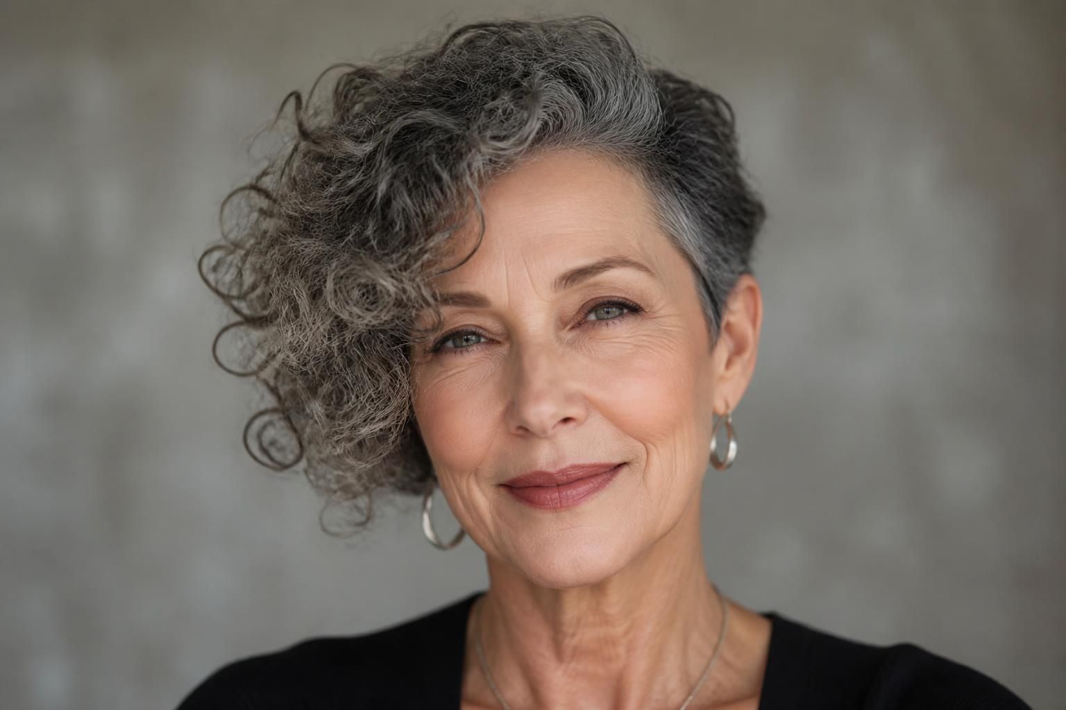 découvrez des coupes courtes asymétriques modernes spécialement conçues pour les femmes de 60 ans avec des cheveux frisés, alliant élégance et adaptation parfaite à votre texture naturelle.