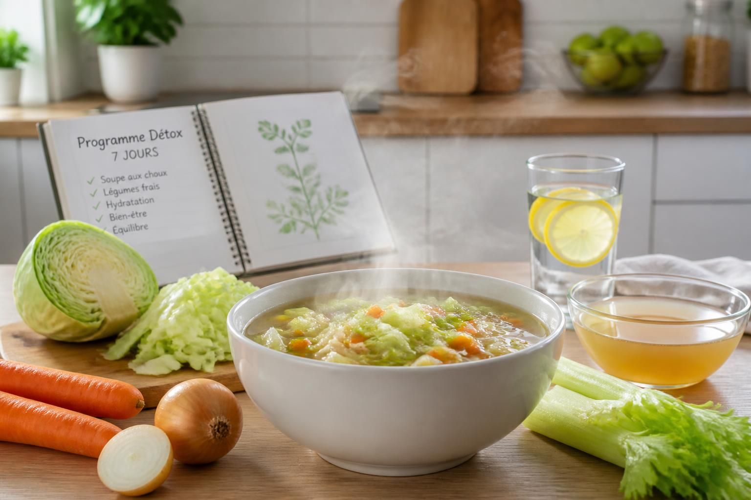 découvrez comment la soupe aux choux peut vous aider à maigrir en 7 jours grâce à notre recette facile, un programme complet et des avis d'utilisateurs.