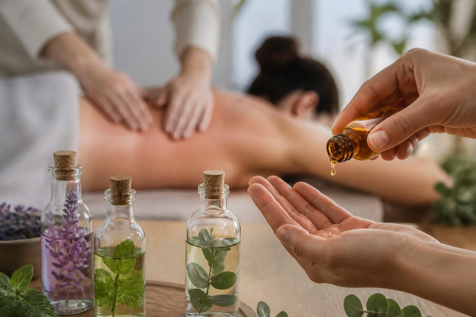découvrez quelles huiles essentielles utiliser pour soulager efficacement les douleurs musculaires, les contractures et les spasmes, et bénéficiez d'un apaisement naturel et durable.