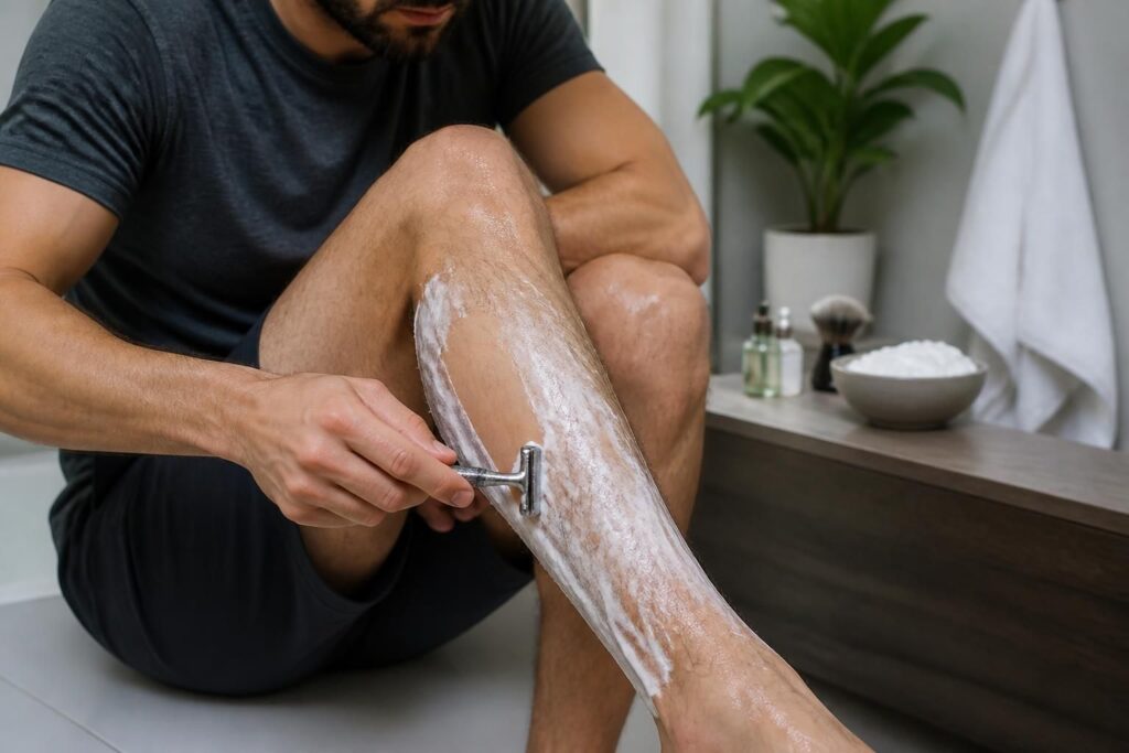 découvrez les meilleures techniques pour le rasage des jambes chez l'homme, les avis d'experts et les raisons pour lesquelles de nombreux hommes choisissent de se raser les jambes.