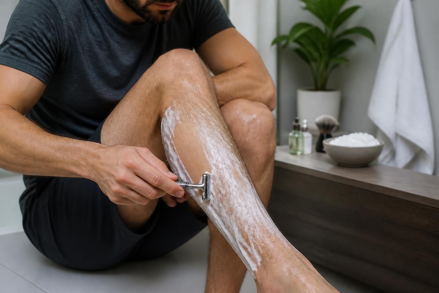 découvrez les meilleures techniques pour le rasage des jambes chez l'homme, les avis d'experts et les raisons pour lesquelles de nombreux hommes choisissent de se raser les jambes.
