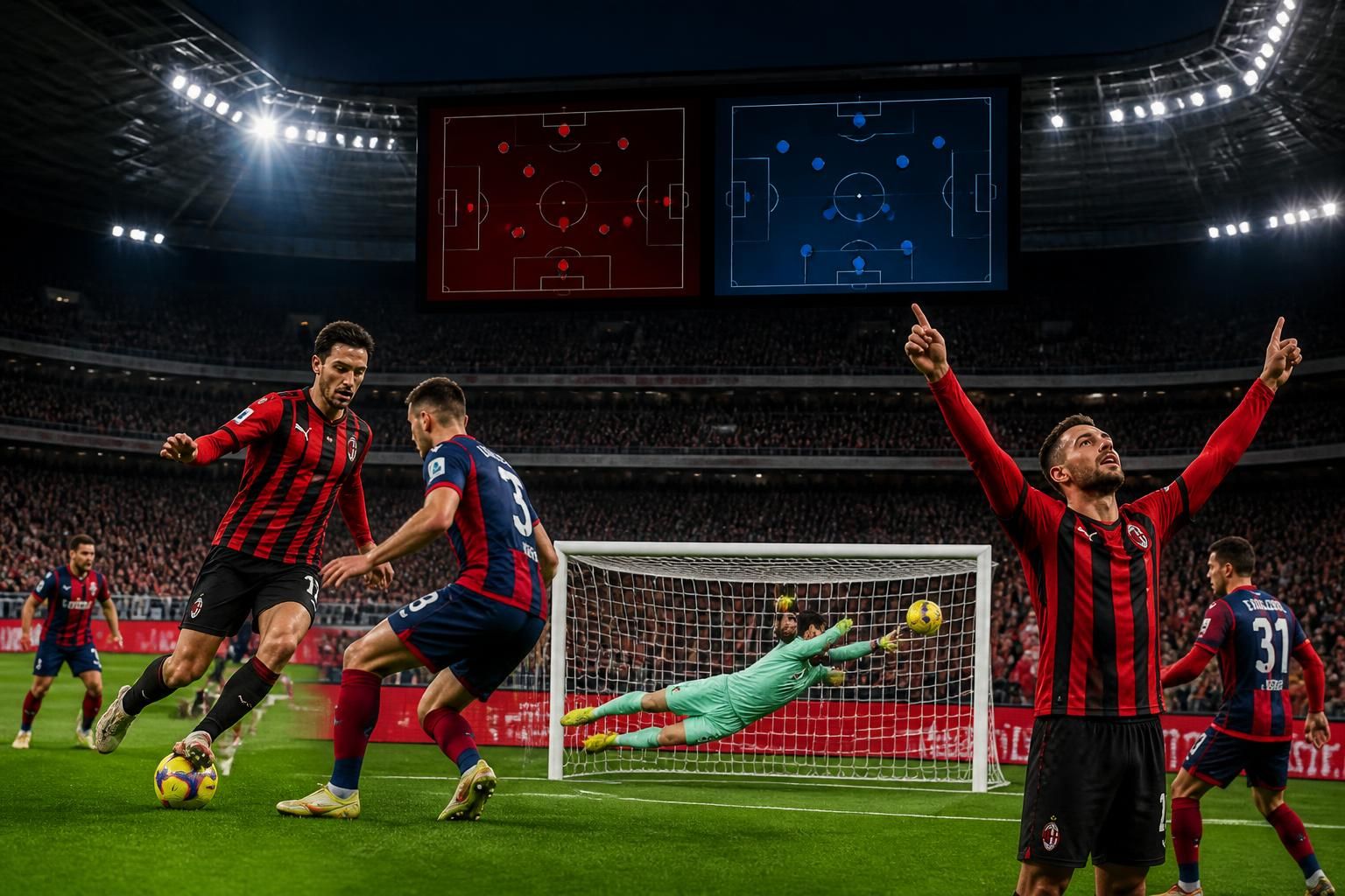 découvrez le résumé complet du match milan vs bologna en coppa italia, avec les formations des équipes et les moments forts qui ont animé cette rencontre passionnante.
