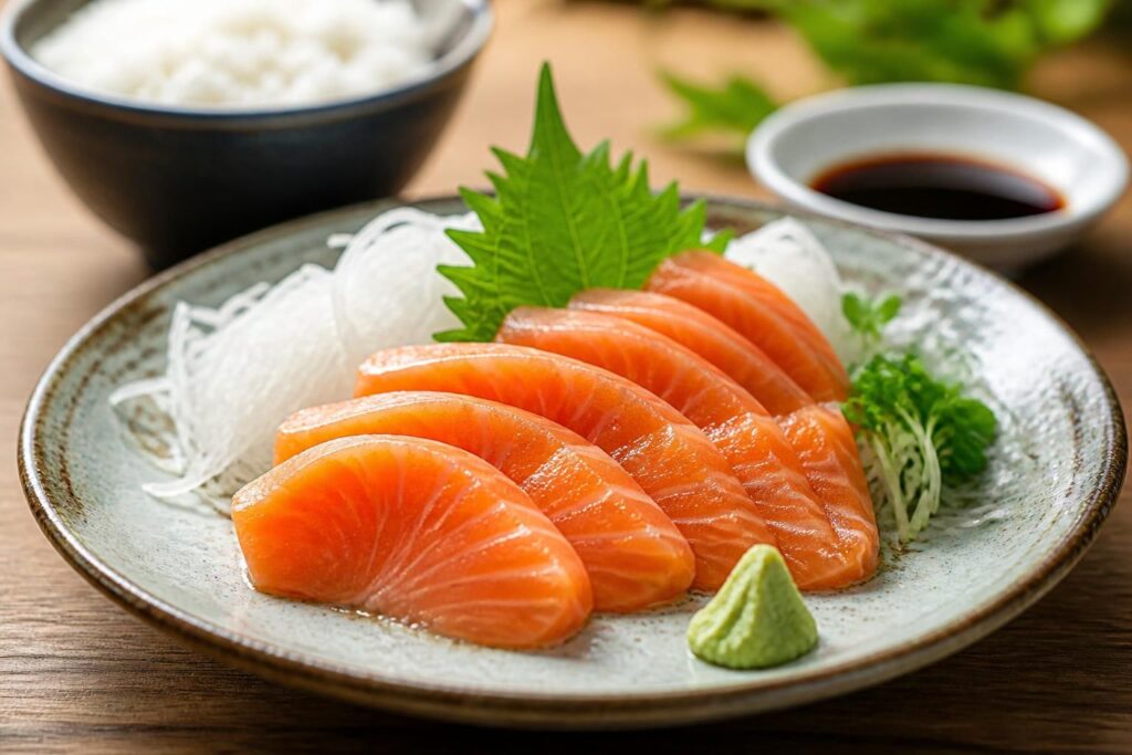 découvrez combien de calories contient le sashimi de saumon et évaluez l'apport énergétique de ce plat japonais sain et savoureux.