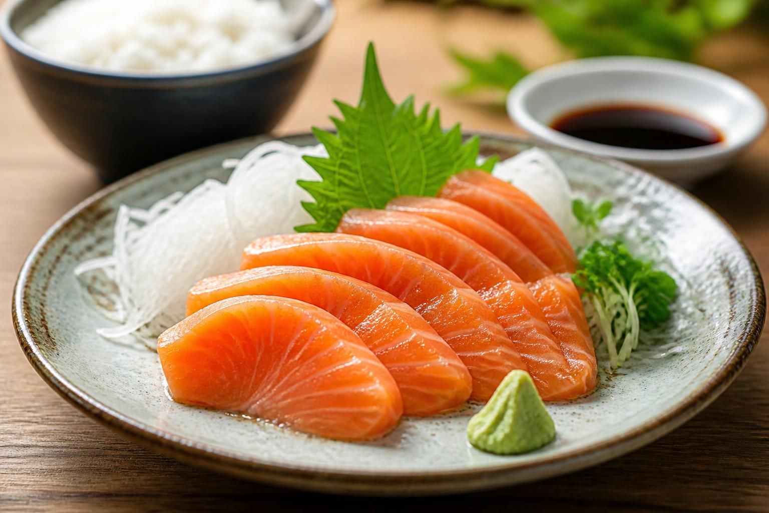 découvrez combien de calories contient le sashimi de saumon et évaluez l'apport énergétique de ce plat japonais sain et savoureux.