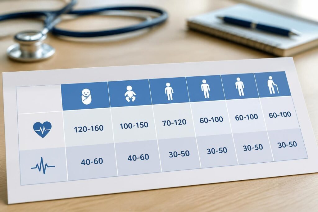 découvrez les valeurs normales de fréquence cardiaque selon l'âge, pour enfants et adultes, afin de mieux comprendre et surveiller votre santé cardiovasculaire.