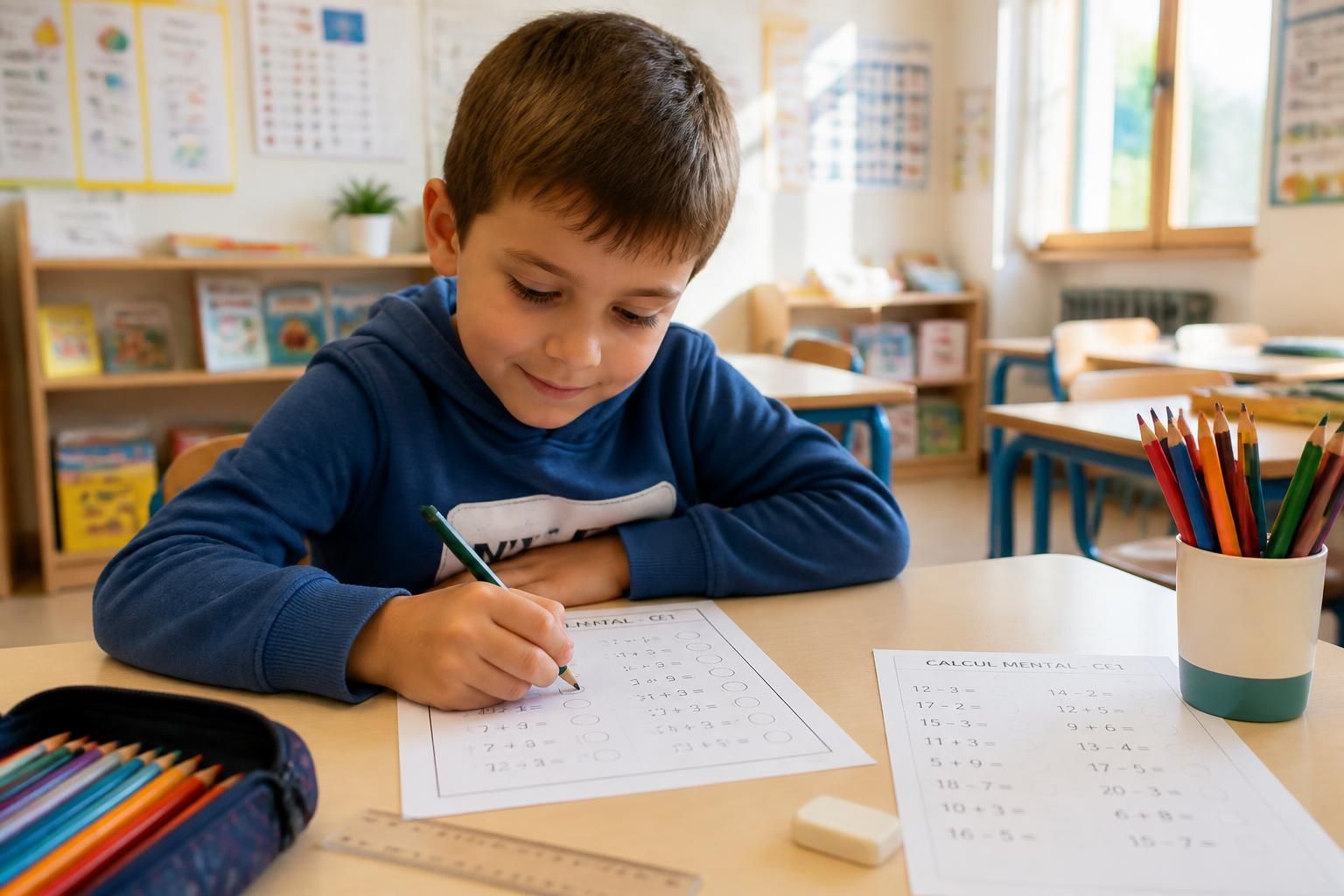 téléchargez des exercices et fiches pdf de calcul mental pour ce1, conçus pour aider votre enfant à progresser facilement en mathématiques.
