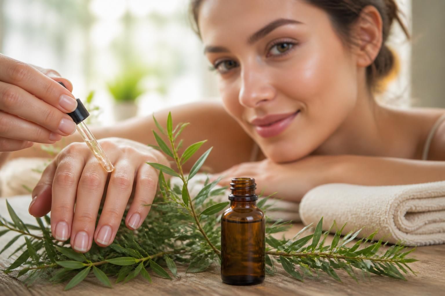 découvrez les bienfaits du tea tree pour la peau, les ongles et le visage : antiseptique naturel, il purifie, apaise et renforce votre beauté au quotidien.